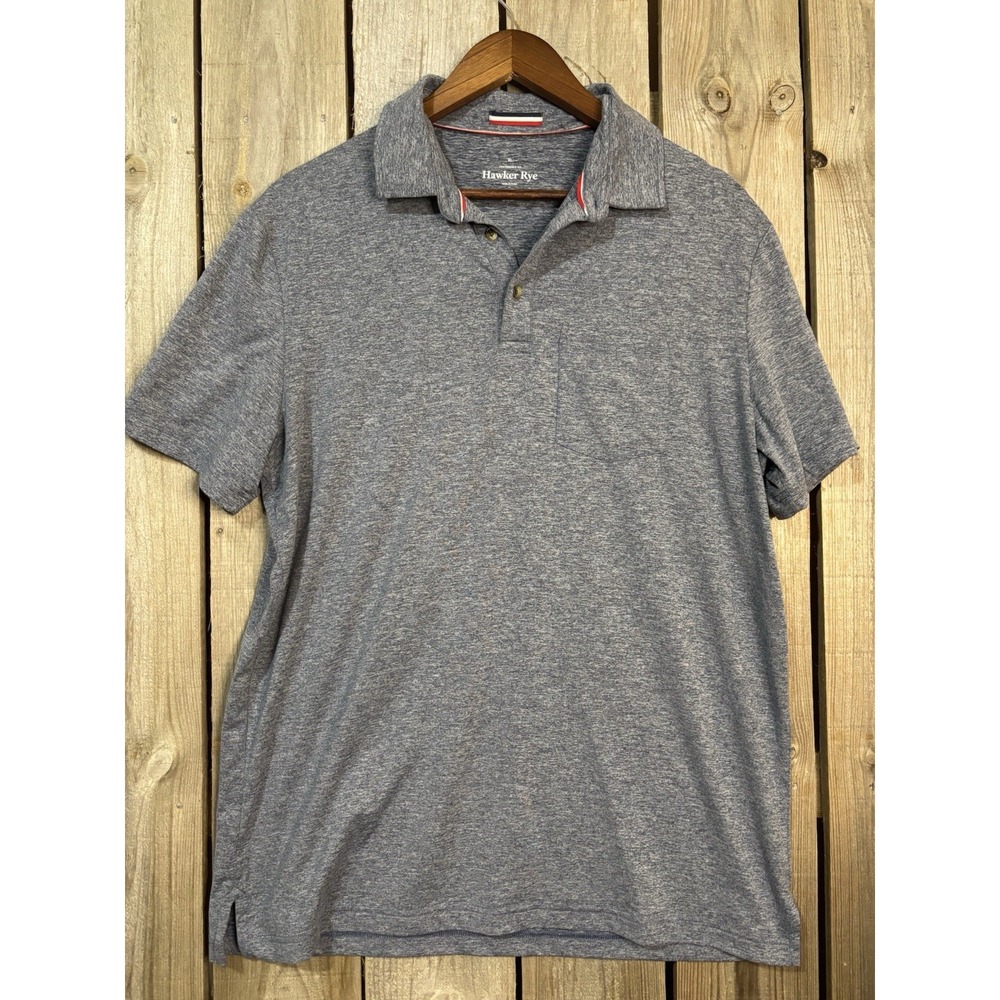 Hawker Rye Performance Polo Men's‎ XL Heather Gray SPF 40 Golf